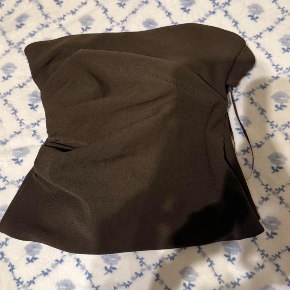 Abercrombie & Fitch Brown Sweetheart Tube Top
